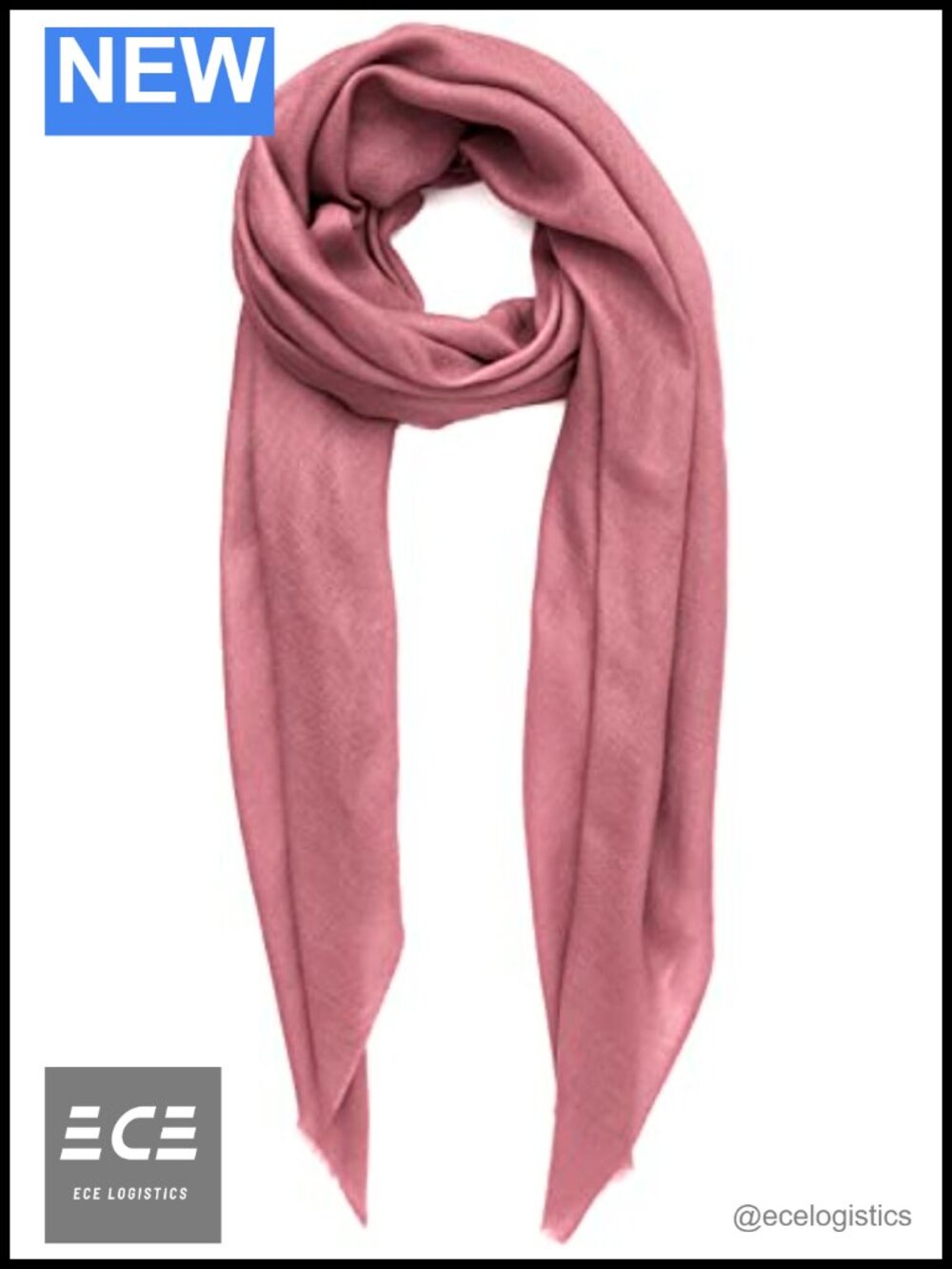 Merino Wool Silk Blend Scarf Long Wrap Soft Gift Box